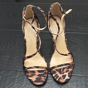 Jessica Simpson Leopard Print Heels